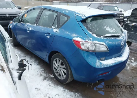 2012 Mazda Mazda3 I Touring z USA, uszkodzony, nr VIN JM1BL1L87C1620110